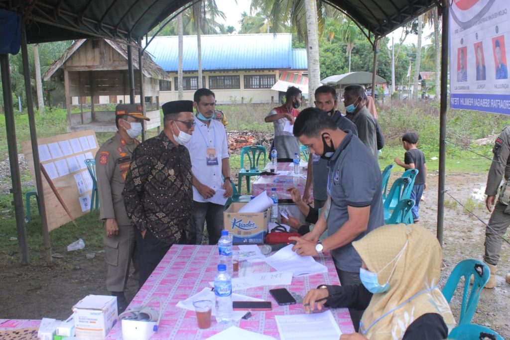 Pilchiksung di Lima Kecamatan, Wabup Aceh Jaya Turun ke TPS