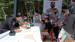 Gebyar Vaksinasi, Kapolres Yudi: Capaian Target Harus 70 Persen Sebelum Puasa di Aceh Jaya