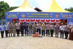 Didampingi Forkopimda, Kapolres Aceh Jaya Cek Kesiapan Pos