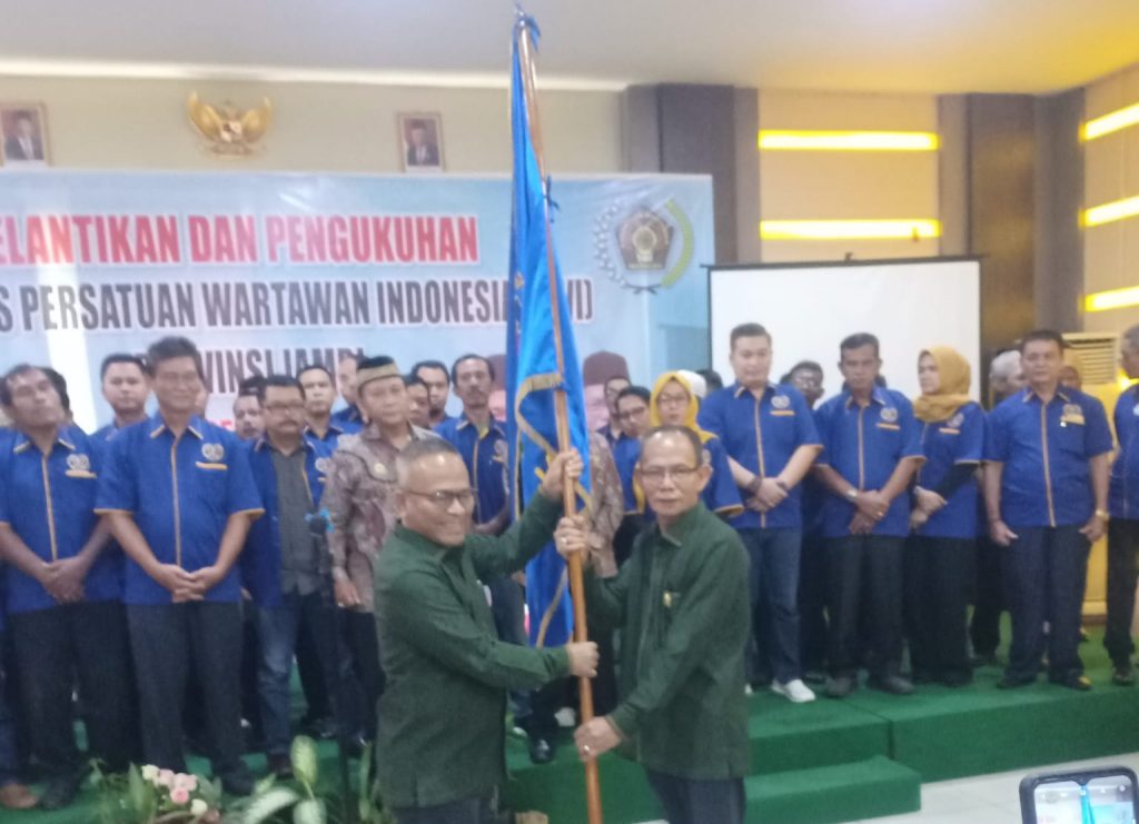 Ketua PWI Jambi Ridwan Agus, Resmi dilantik Atal S Depari