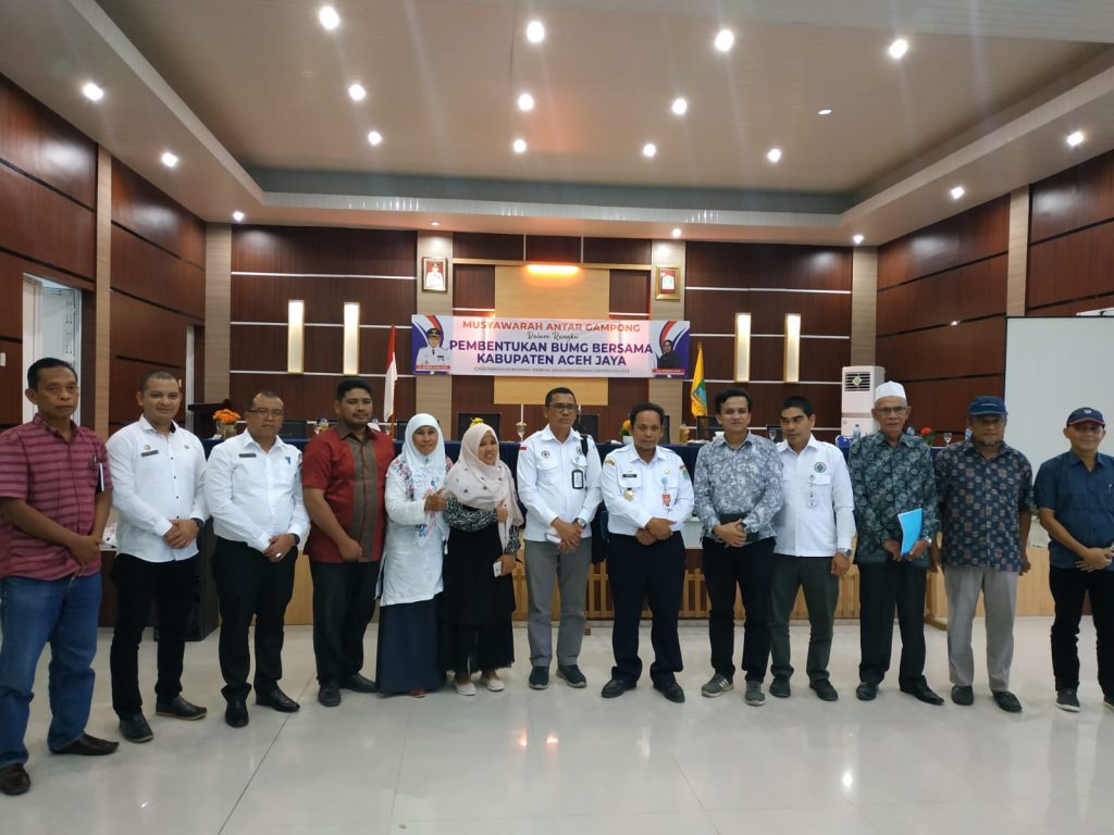 Pemkab Aceh Jaya Bentuk BUMG Bersama Ratusan Gampong