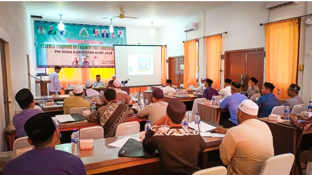 Terciptanya Kader Dakwah, PW HUDA Aceh Jaya Gelar Training Pengurus