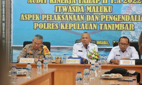 Itwasda Polda Maluku Lakukan Audit Tahap II TA 022 di Polres Tanimbar