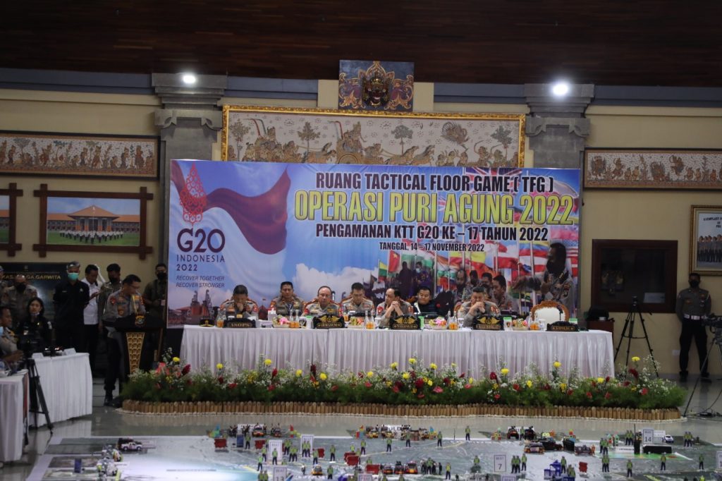 Wakapolri Pimpin TFG, Susun Strategi Pengamanan KTT G20 Bali