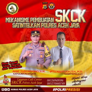 Pelayanan SKCK Satintelkam Polres Aceh Jaya Bebas Pungli