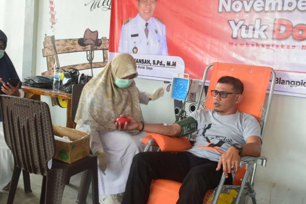 November Penuh Cinta. Yuk, Donor Darah: BFLF Abdya Targetkan 50 Kantong Darah