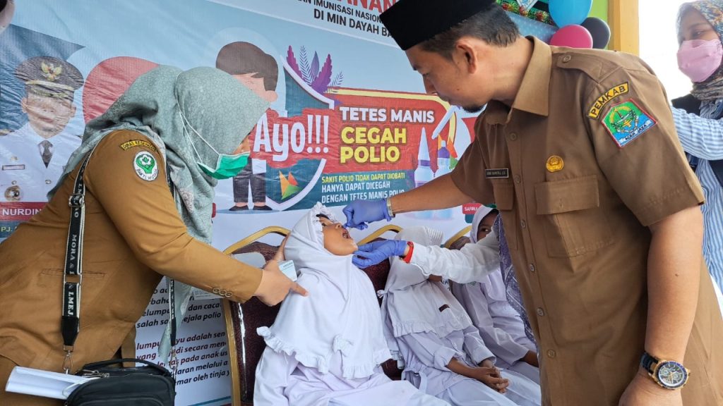 PIN Polio 2022 Digelar Serentak Pemkab Aceh Jaya Selama Sepekan: Tujuannya Ini