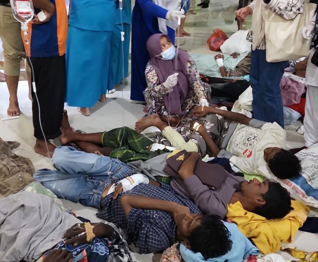 Seratusan Imigran Rohingya, Mendarat di Pesisir Pantai Pidie Aceh