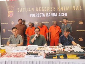 Diduga Pencuri Rumah Kosong, Warga Jakarta dan Medan Dibekuk Polisi Di Aceh