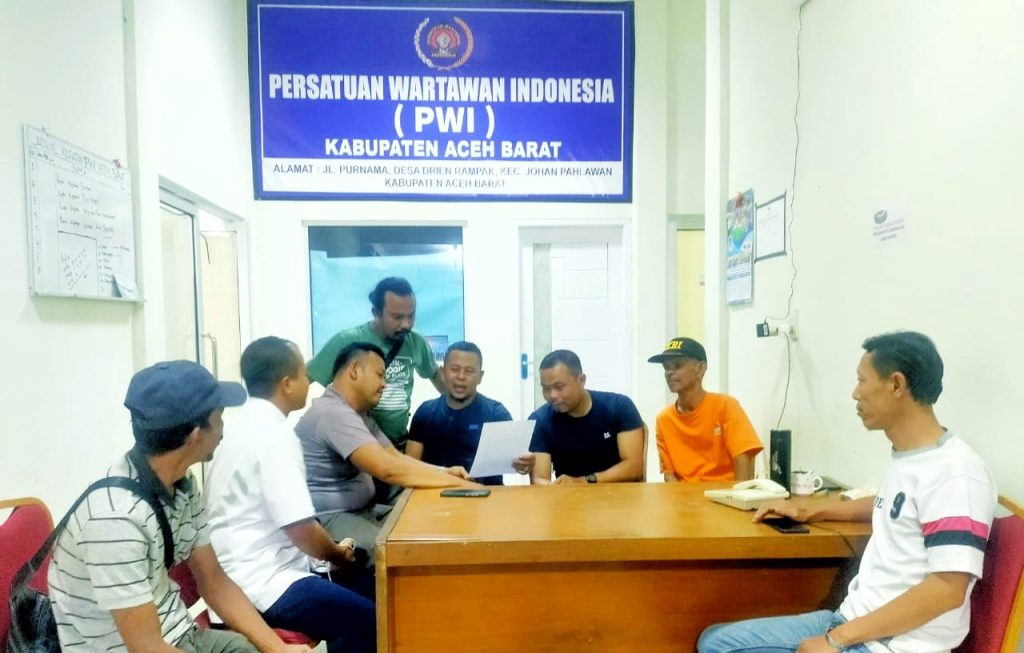 PWI Aceh Barat Tolak Pemberitahuan Bantuan Hewan Qurban PT MIFA