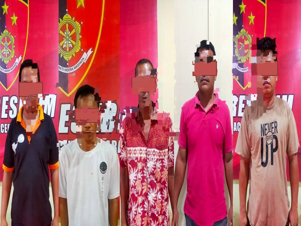 Lima Pelaku Diduga Selewengkan Pupuk Subsidi, Ditangkap Polisi