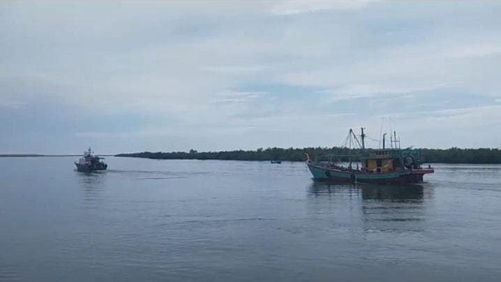 Usai Ditangkap, Kapal Ikan Asing Dilepas PSDKP Langsa