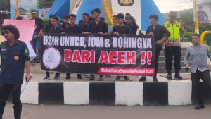Mahasiswa Aceh Tolak Keberdaan UNHCR Dan Etnis Rohingya
