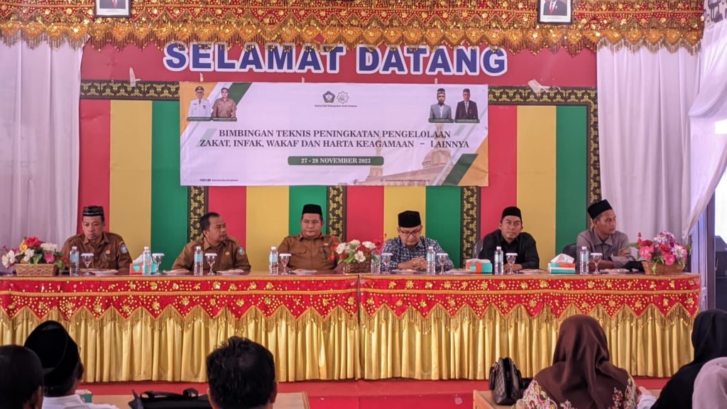 Tingkatkan Pengelolaan Ziwah, Baitul Mal Aceh Selatan Gelar Bimtek