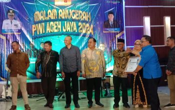 Malam Anugerah PWI Aceh Jaya 2024 Sukses Digelar, Berikut Para Penerima Penghargaan