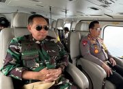 Cek Kesiapan Mudik Pelabuhan Gilimanuk, Kapolri-Panglima TNI Lakukan Patroli Udara