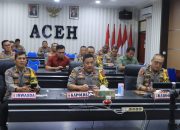 Progres Kesiapan Pengamanan PON XXI, Kapolda Aceh Gelar Rapat Secara Virtual