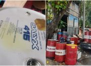 Tabrak Aturan, Gudang Limbah Oli Beroperasi di Bibir Kali Sunter