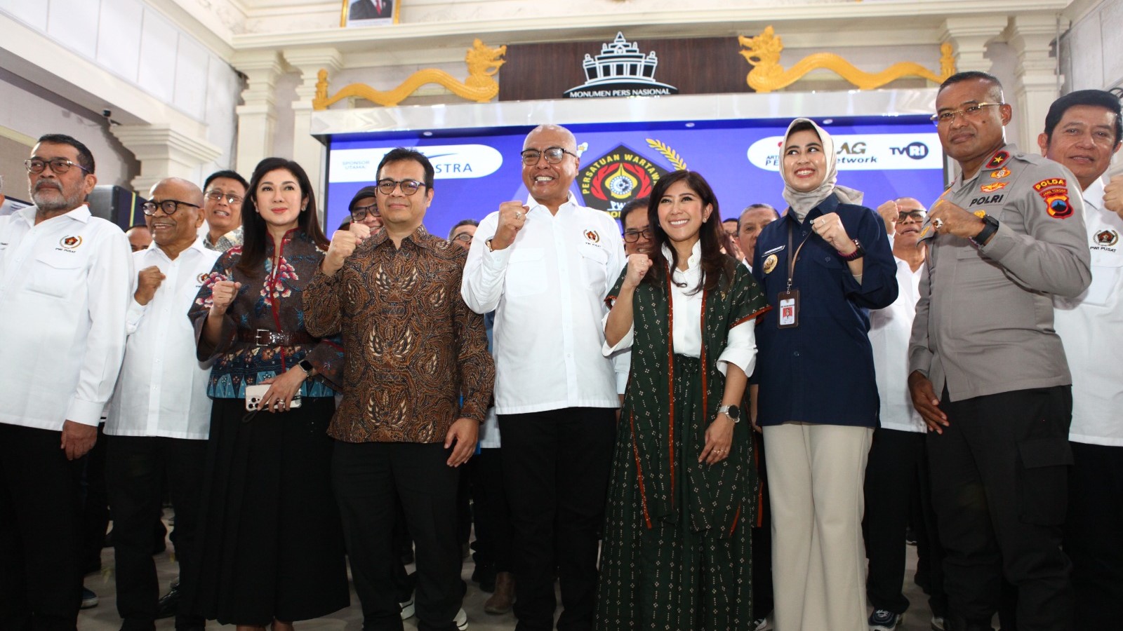 PWI Persatuan Dikukuhkan, Menkomdigi Tegaskan Dukungan pada Kebebasan Pers