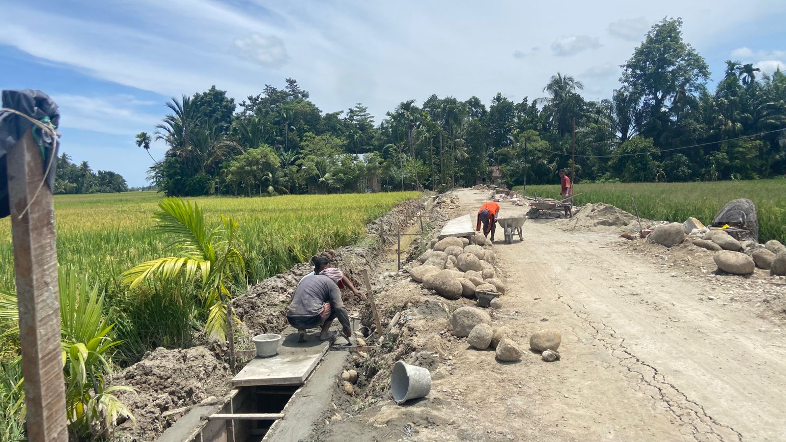 Proyek Normalisasi Saluran Air Gampong Matang Ceungai Langsa Timur