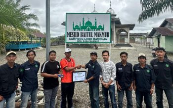 Mahasiswa dan Alumni Teknik Mesin UTU Gelar Bakti Sosial di Gampong Lhok Rameuan