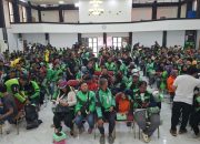 Dapat BPJS, Senyum Sumringah Ratusan Ojol Hiasi Gor Otista