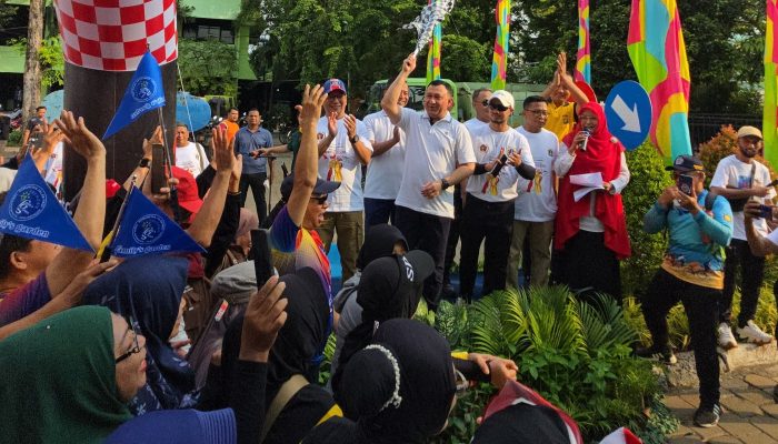 Meriah! Walikota Jakut Lepas 600 Peserta Fun Walk PWI, Anggota DPR RI Turut Apresiasi Jajaran Insan Pers