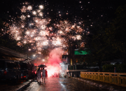 Kangkangi Gubernur, Kembang Api Menyala di Langit Tanjung Priok